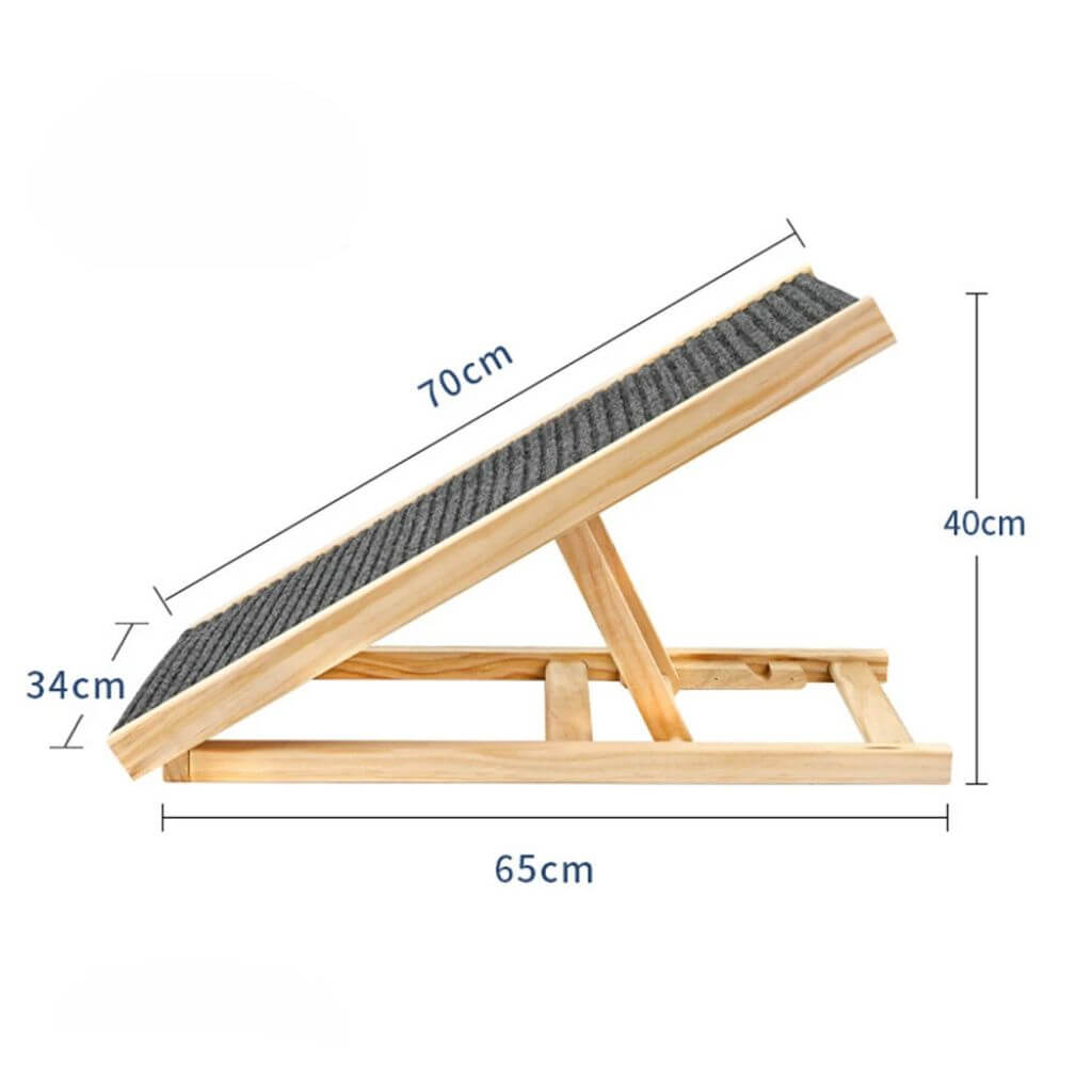 Foldable Wooden Dog Ramp