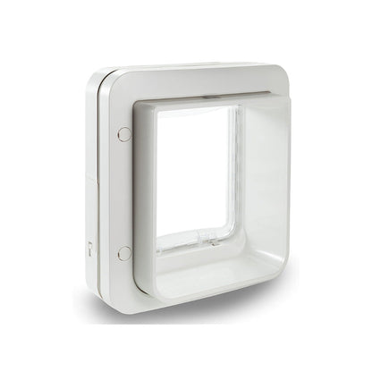 SureFlap Microchip Pet Door for Cats & Small Dogs – Medium/Large Size – White
