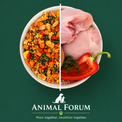Animal Forum Chicken Thigh Mediterranean Casserole Fresh Dog Food 700g