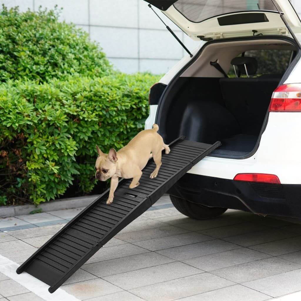 Portable Dog Ramp for Car Black