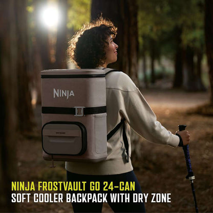 Ninja FrostVault Go 24-Can Soft Cooler Backpack
