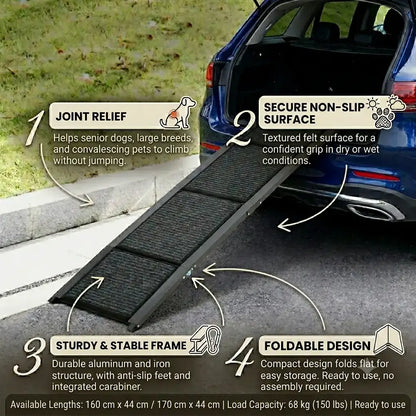 Foldable Metal Dog Ramp for Car