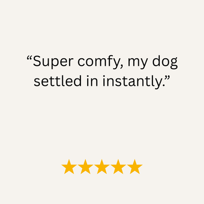Luxury Hooded Dog Snuggle Bed – Beige