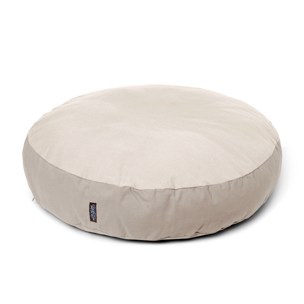 Animal Forum Organic Cotton Round Dog Bed – Sand